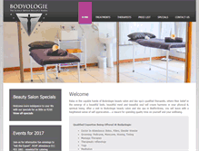 Tablet Screenshot of bodyologie.co.za